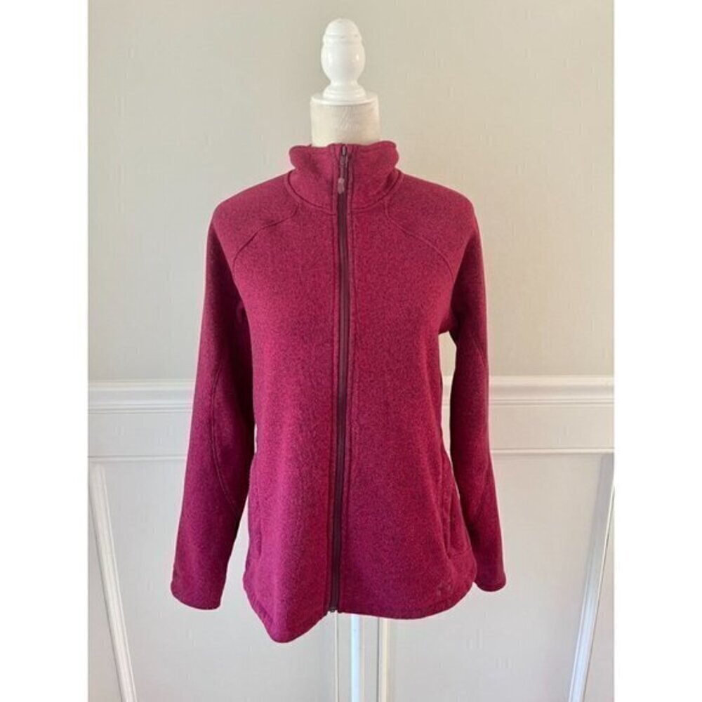 Under Armour Coldgear Full Zip Jacket L Red Heather